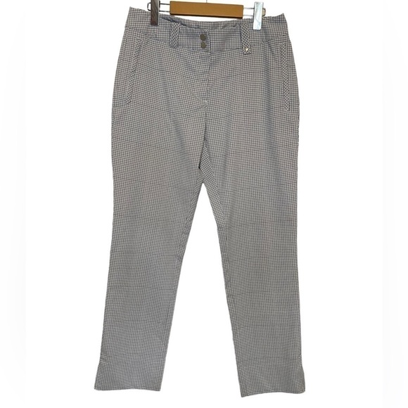 NIKE Golf Dry Fit Checkered Pattern Pants Size 8 - Picture 1 of 11